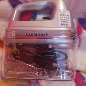 Cuisinart Silver and Black Hand Mixer